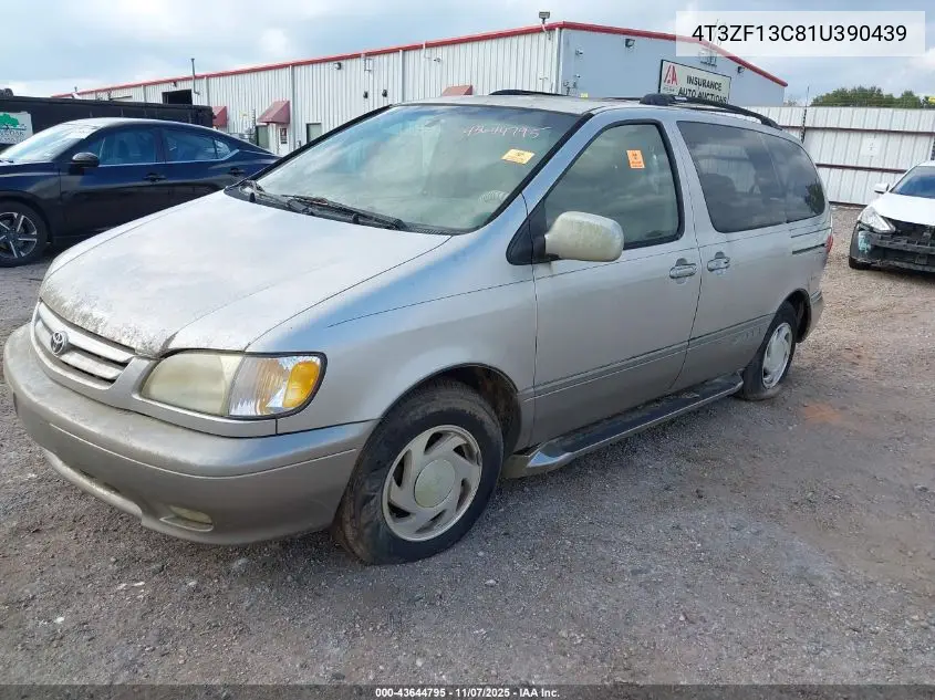 4T3ZF13C81U390439 2001 Toyota Sienna Xle