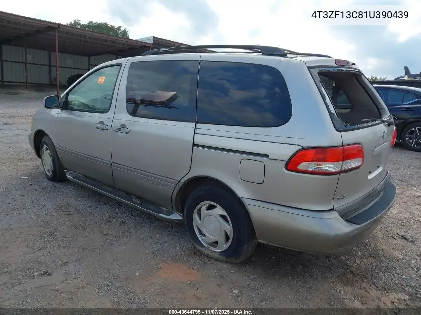 4T3ZF13C81U390439 2001 Toyota Sienna Xle
