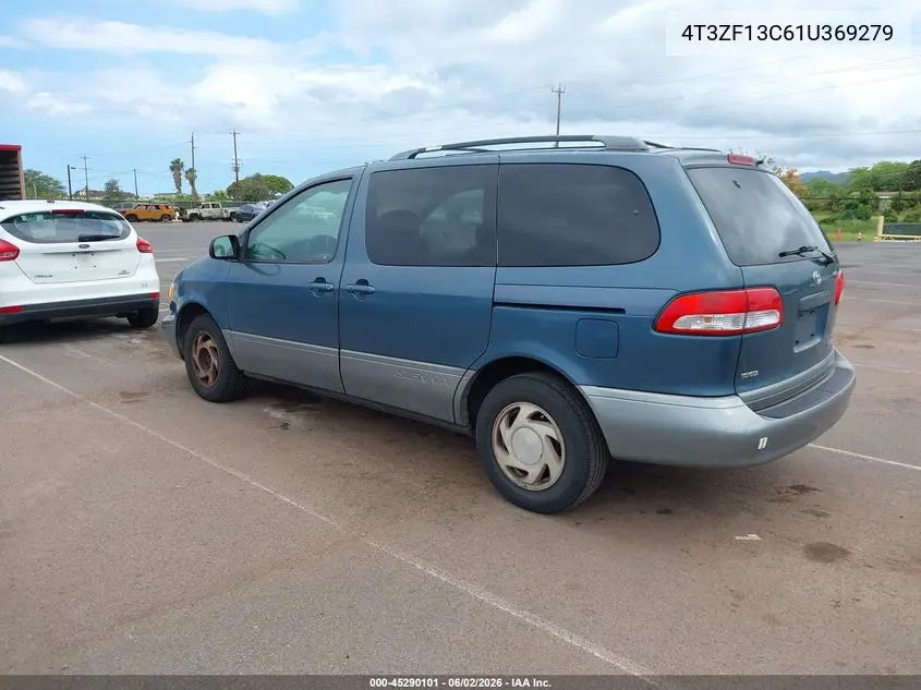 2001 Toyota Sienna Le VIN: 4T3ZF13C61U369279 Lot: 45290101