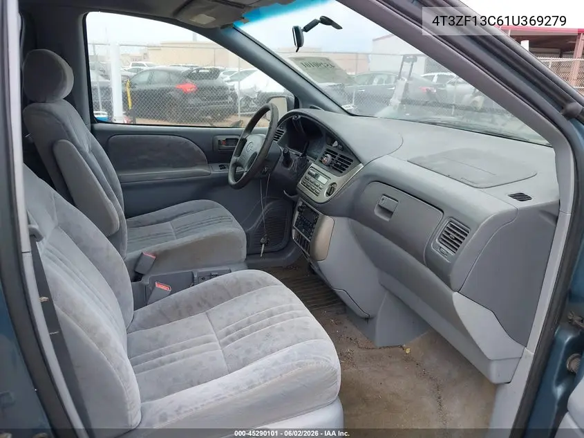 2001 Toyota Sienna Le VIN: 4T3ZF13C61U369279 Lot: 45290101