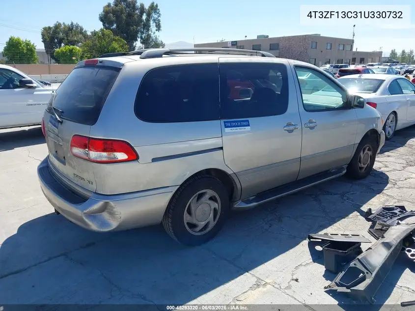 2001 Toyota Sienna Xle VIN: 4T3ZF13C31U330732 Lot: 45293320
