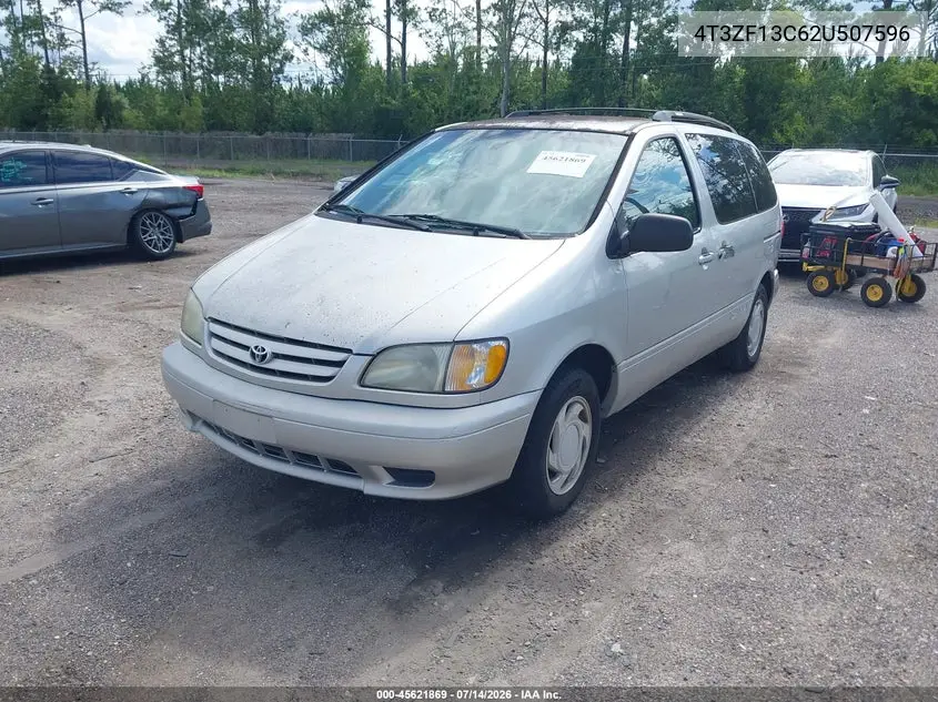2002 Toyota Sienna Le VIN: 4T3ZF13C62U507596 Lot: 45621869