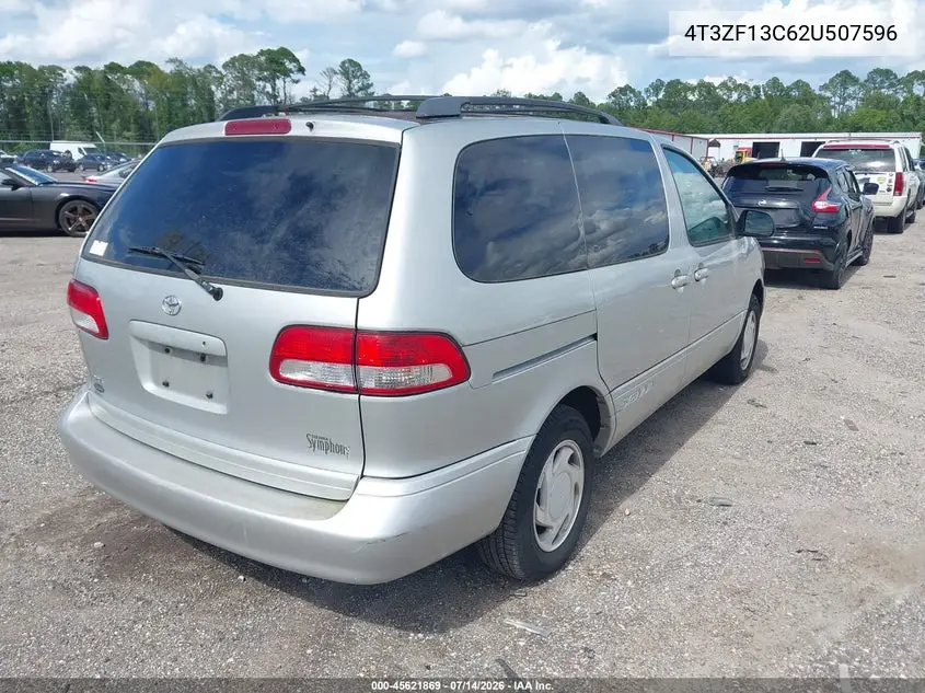 2002 Toyota Sienna Le VIN: 4T3ZF13C62U507596 Lot: 45621869
