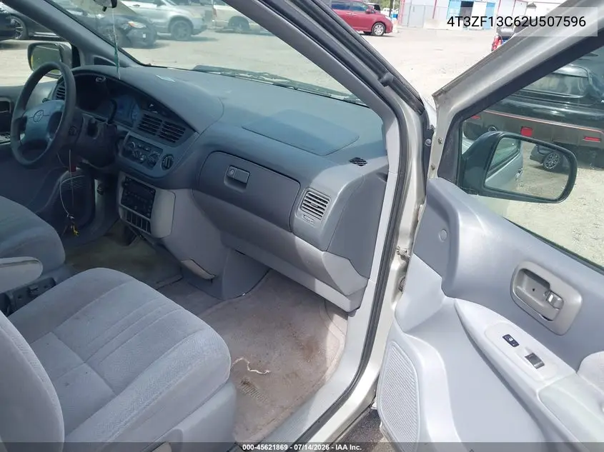 2002 Toyota Sienna Le VIN: 4T3ZF13C62U507596 Lot: 45621869