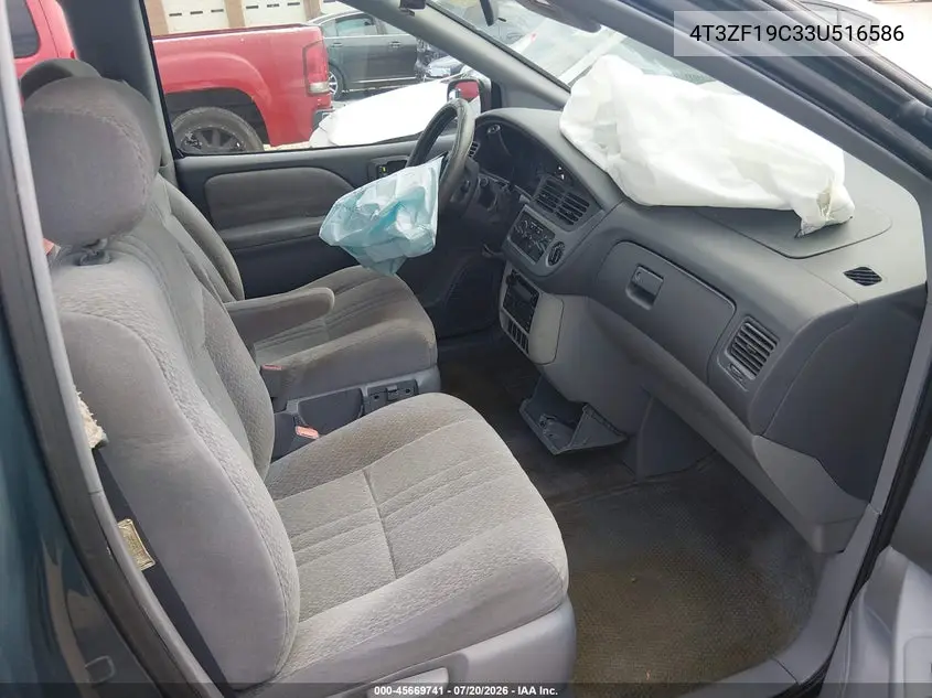 2003 Toyota Sienna Ce VIN: 4T3ZF19C33U516586 Lot: 45669741