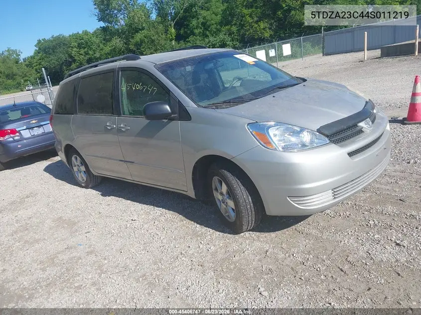 2004 Toyota Sienna Le VIN: 5TDZA23C44S011219 Lot: 45406747