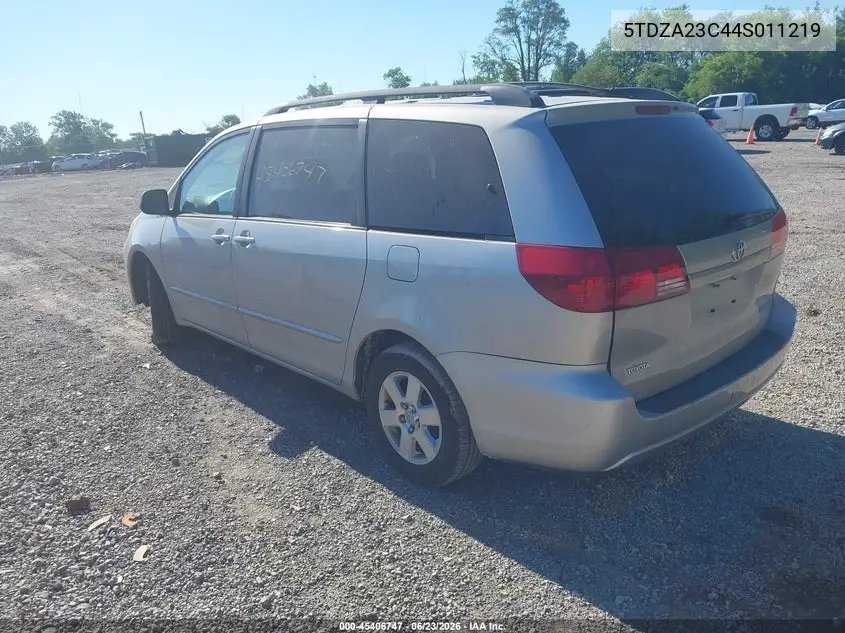 2004 Toyota Sienna Le VIN: 5TDZA23C44S011219 Lot: 45406747