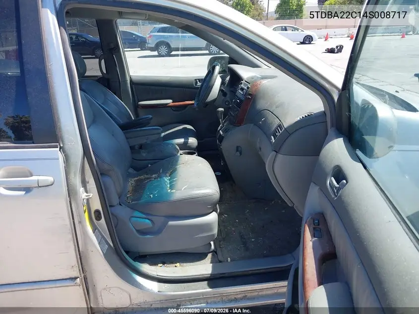 2004 Toyota Sienna Xle VIN: 5TDBA22C14S008717 Lot: 45596090