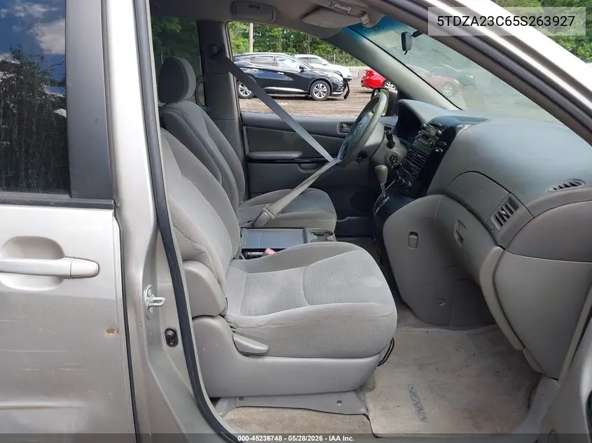 2005 Toyota Sienna Le VIN: 5TDZA23C65S263927 Lot: 45236748