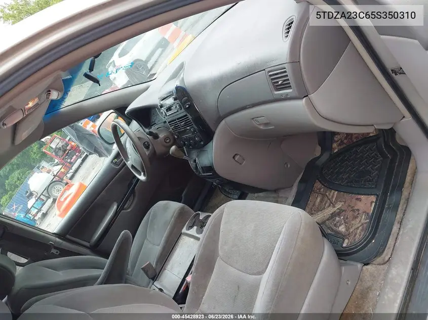 2005 Toyota Sienna Le VIN: 5TDZA23C65S350310 Lot: 45428923