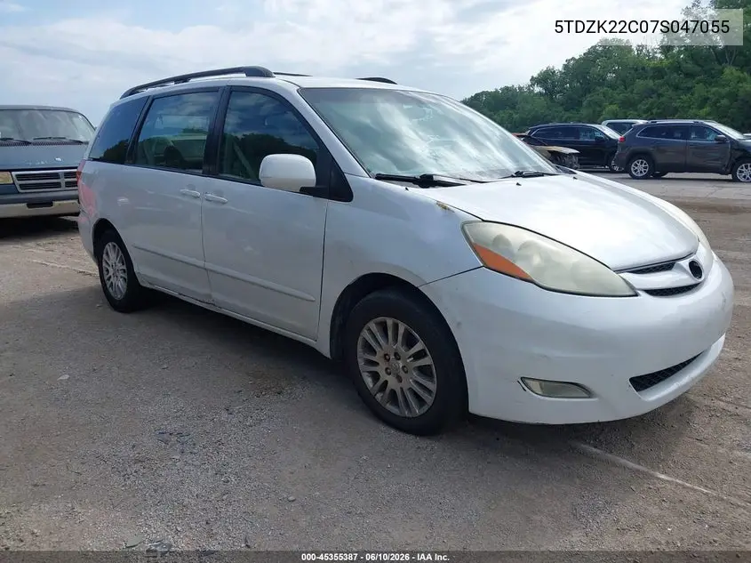 2007 Toyota Sienna Xle VIN: 5TDZK22C07S047055 Lot: 45355387