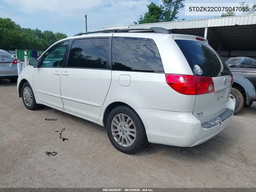 2007 Toyota Sienna Xle VIN: 5TDZK22C07S047055 Lot: 45355387