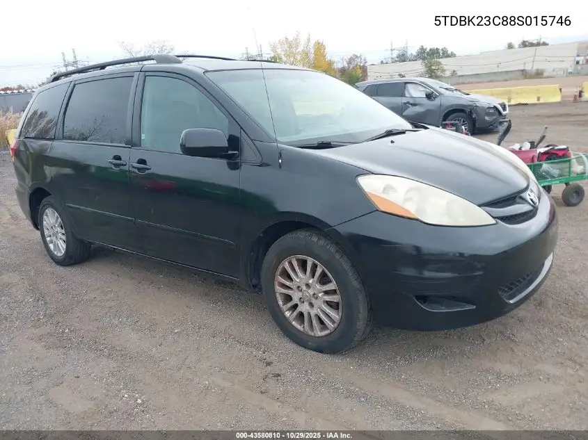 5TDBK23C88S015746 2008 Toyota Sienna Le