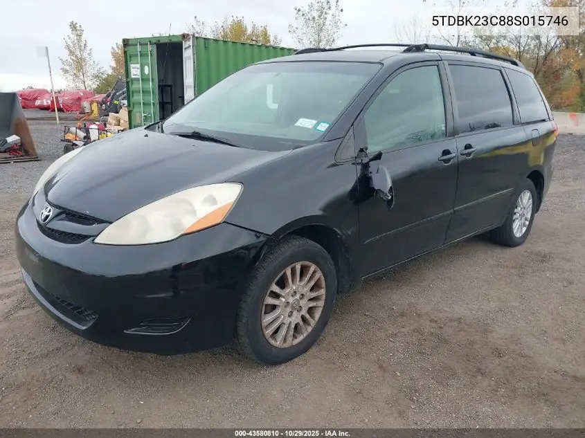 5TDBK23C88S015746 2008 Toyota Sienna Le