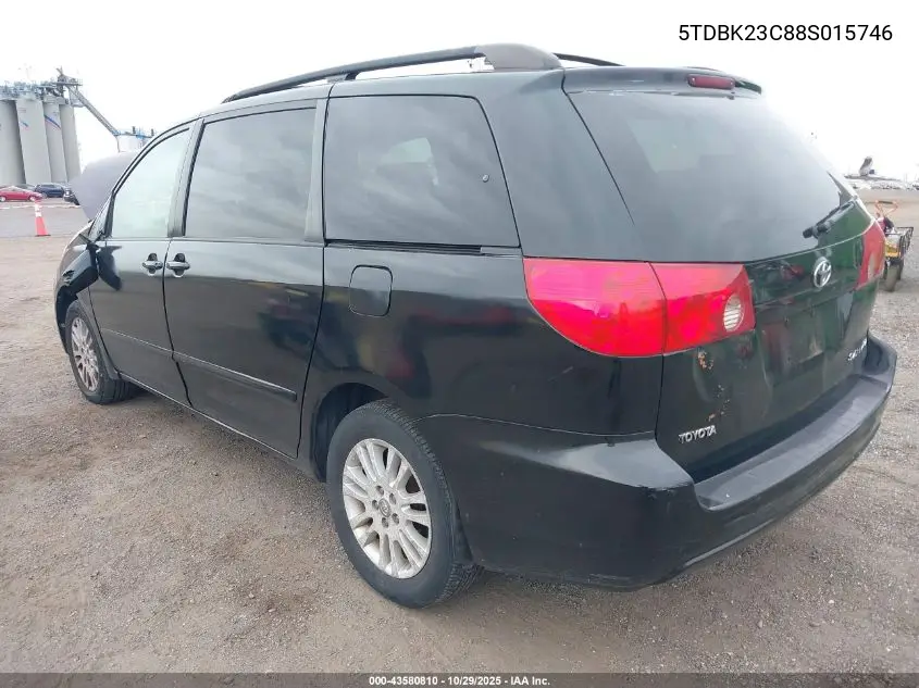 5TDBK23C88S015746 2008 Toyota Sienna Le