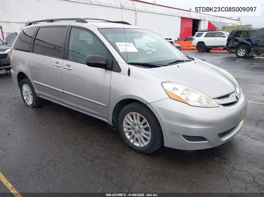 5TDBK23C08S009097 2008 Toyota Sienna Le