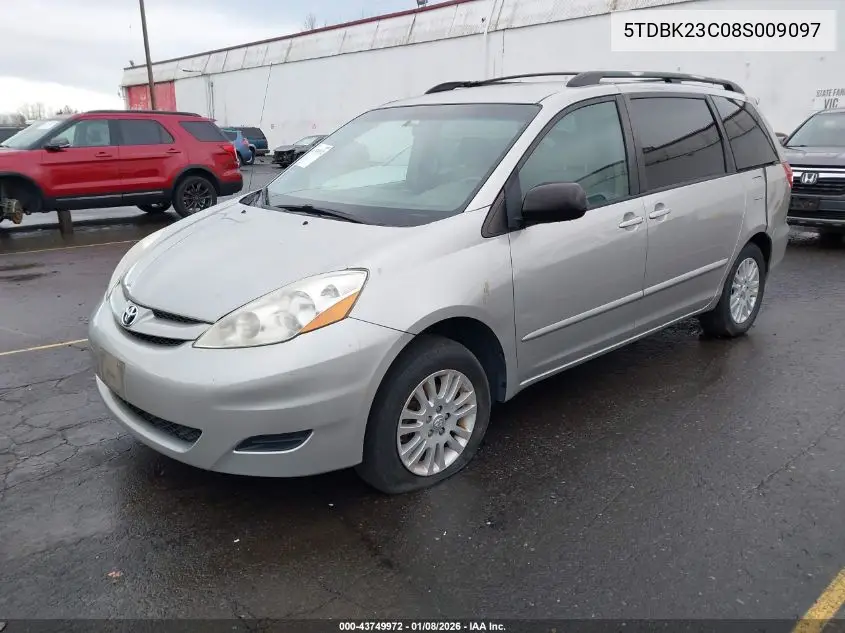 5TDBK23C08S009097 2008 Toyota Sienna Le