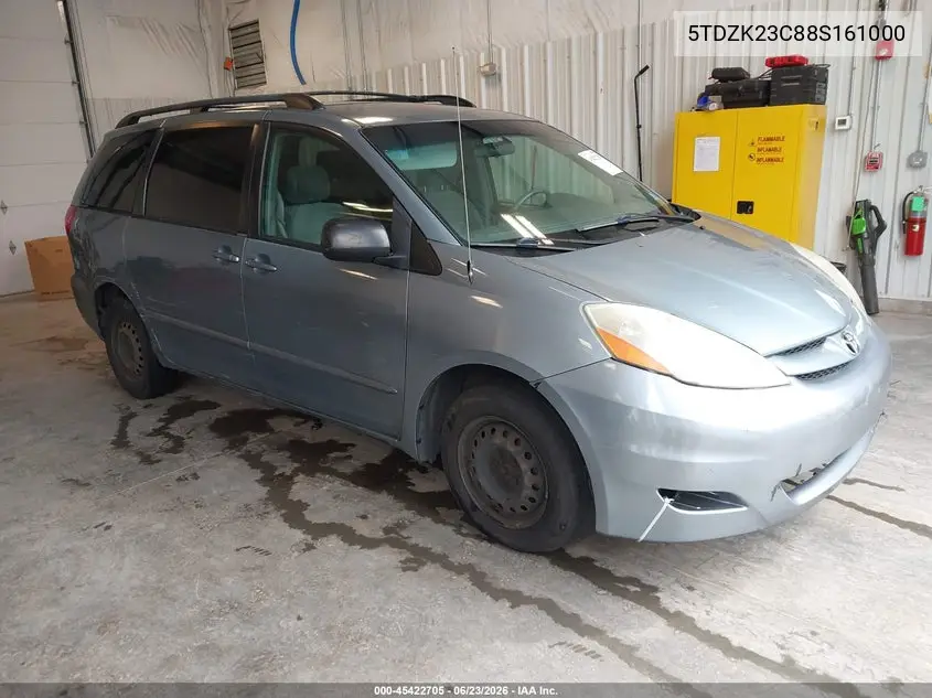 2008 Toyota Sienna Le VIN: 5TDZK23C88S161000 Lot: 45422705