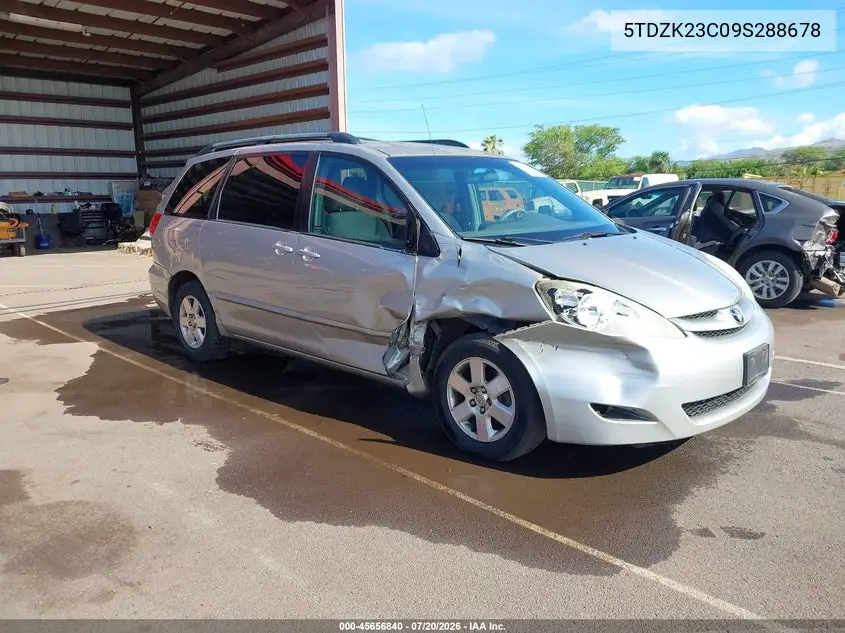 2009 Toyota Sienna Le VIN: 5TDZK23C09S288678 Lot: 45656840