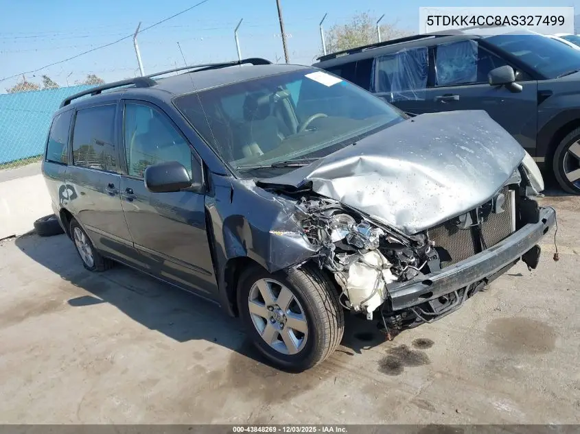 5TDKK4CC8AS327499 2010 Toyota Sienna Le