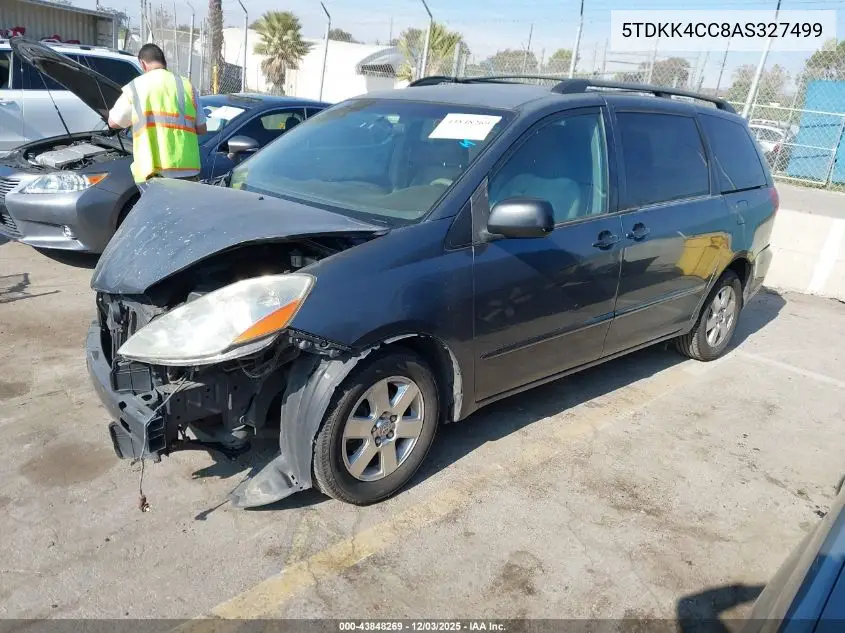 5TDKK4CC8AS327499 2010 Toyota Sienna Le