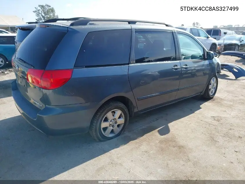 5TDKK4CC8AS327499 2010 Toyota Sienna Le