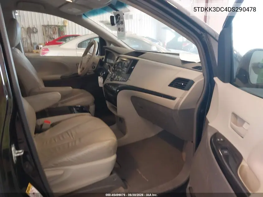 2013 Toyota Sienna Le V6 8 Passenger VIN: 5TDKK3DC4DS290478 Lot: 45499076