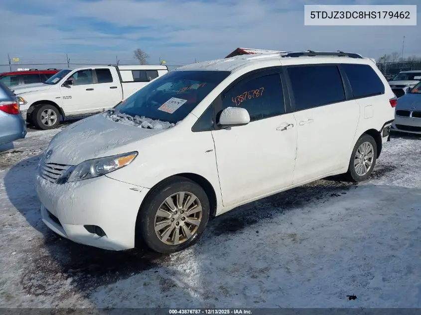 5TDJZ3DC8HS179462 2017 Toyota Sienna Le 7 Passenger