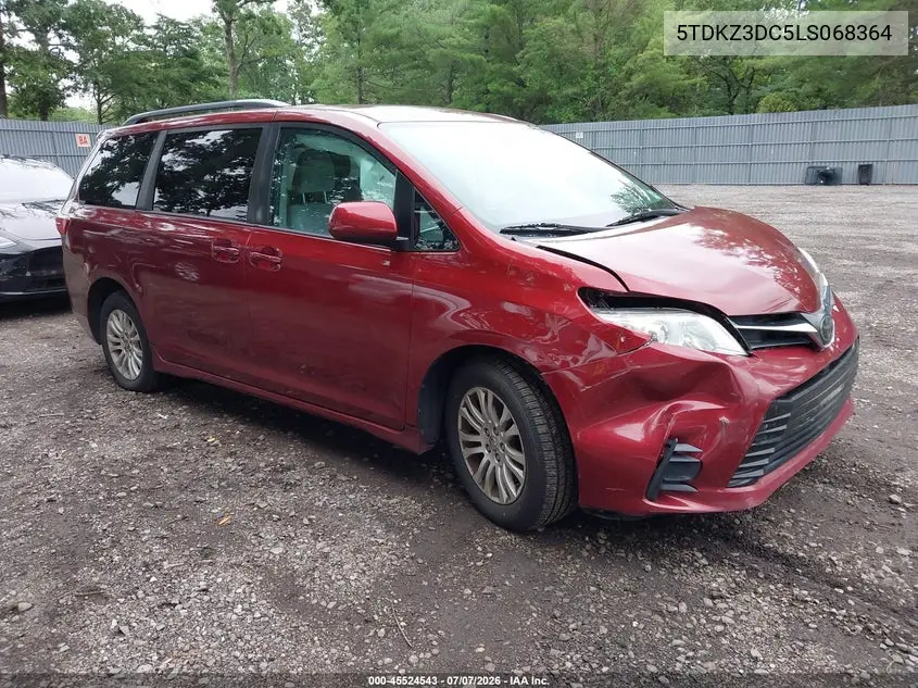 2020 Toyota Sienna Le VIN: 5TDKZ3DC5LS068364 Lot: 45524543