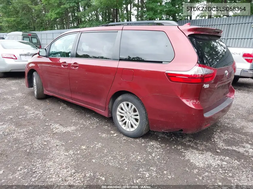2020 Toyota Sienna Le VIN: 5TDKZ3DC5LS068364 Lot: 45524543