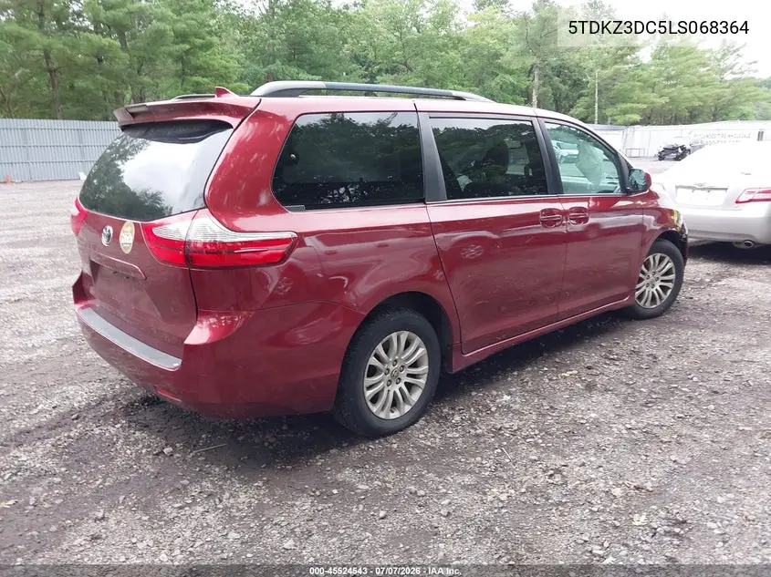 2020 Toyota Sienna Le VIN: 5TDKZ3DC5LS068364 Lot: 45524543