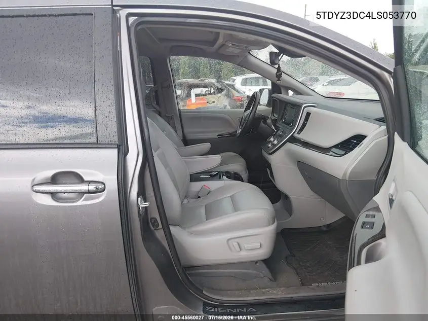 2020 Toyota Sienna Xle VIN: 5TDYZ3DC4LS053770 Lot: 45560027