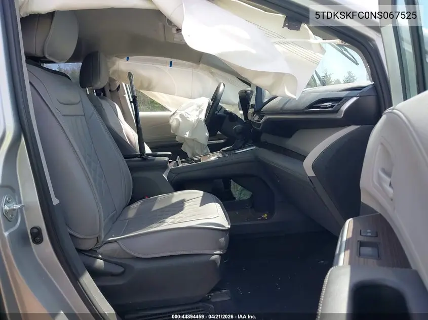 2022 Toyota Sienna Le VIN: 5TDKSKFC0NS067525 Lot: 44894459