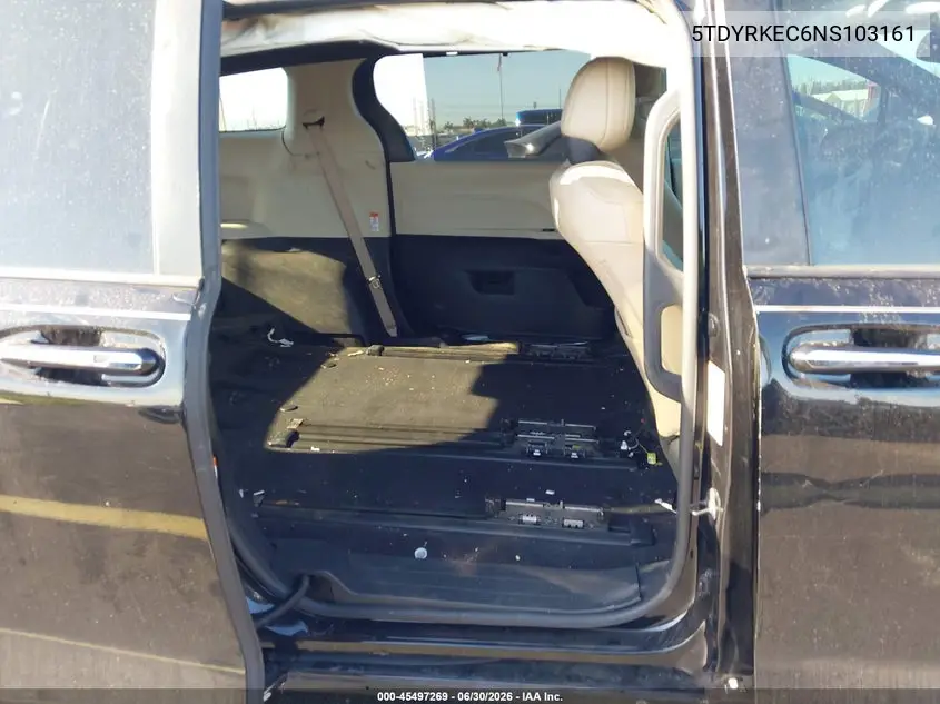 2022 Toyota Sienna Xle VIN: 5TDYRKEC6NS103161 Lot: 45497269