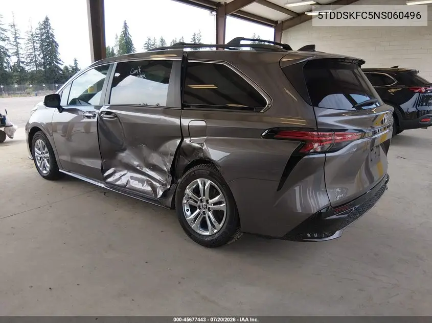 2022 Toyota Sienna Xse VIN: 5TDDSKFC5NS060496 Lot: 45677443