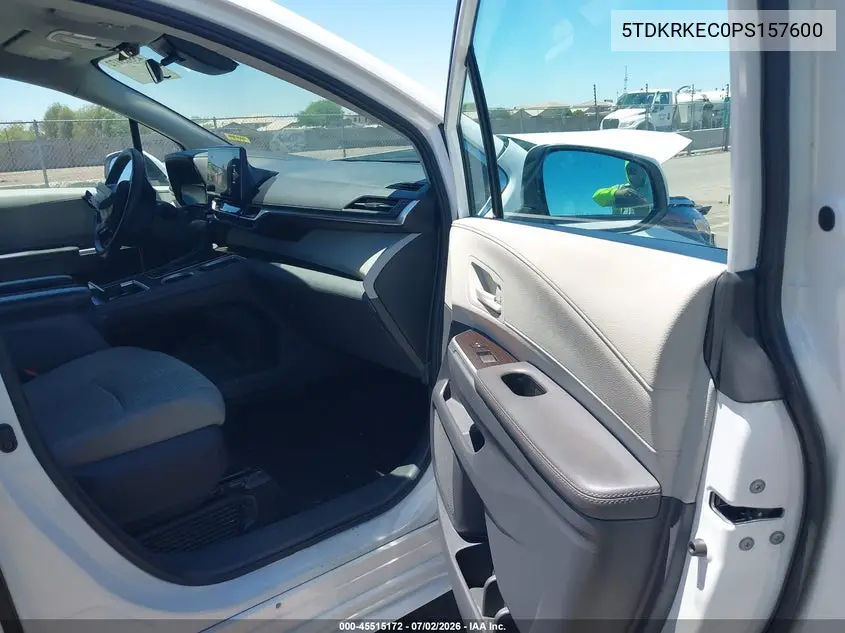 2023 Toyota Sienna Le VIN: 5TDKRKEC0PS157600 Lot: 45515172