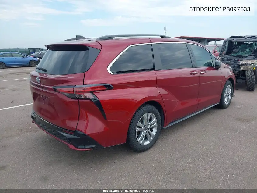 2023 Toyota Sienna Xse VIN: 5TDDSKFC1PS097533 Lot: 45531879