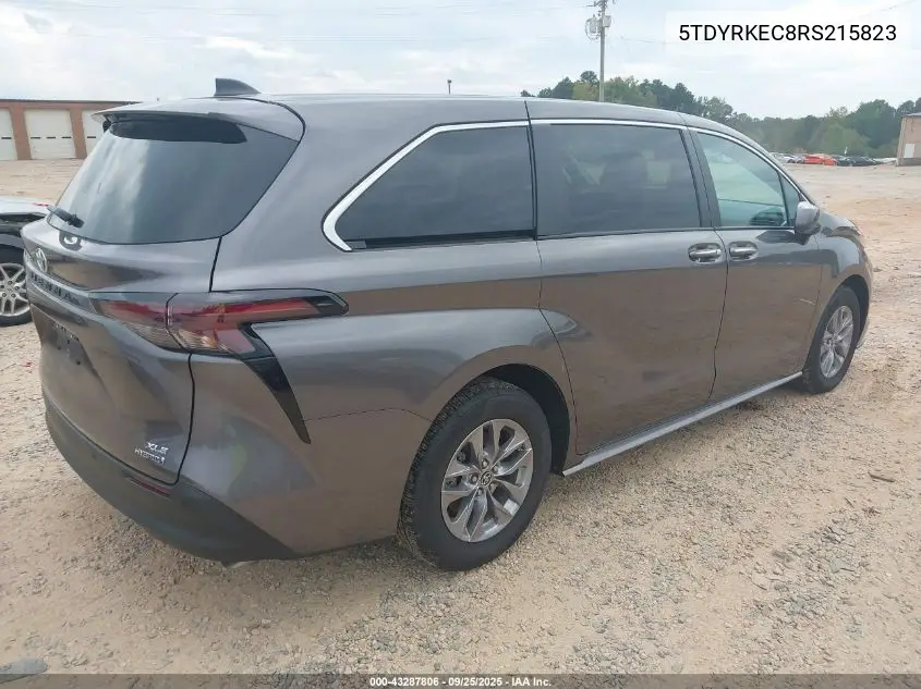 5TDYRKEC8RS215823 2024 Toyota Sienna Xle