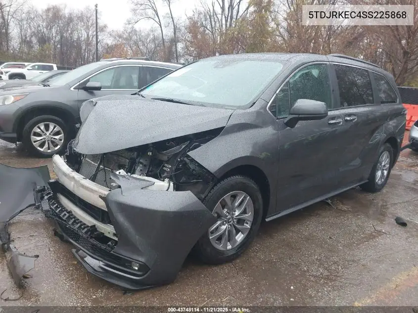 5TDJRKEC4SS225868 2025 Toyota Sienna Xle