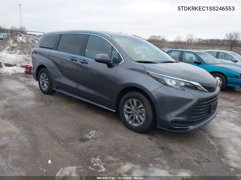5TDKRKEC1SS246553 2025 Toyota Sienna Le