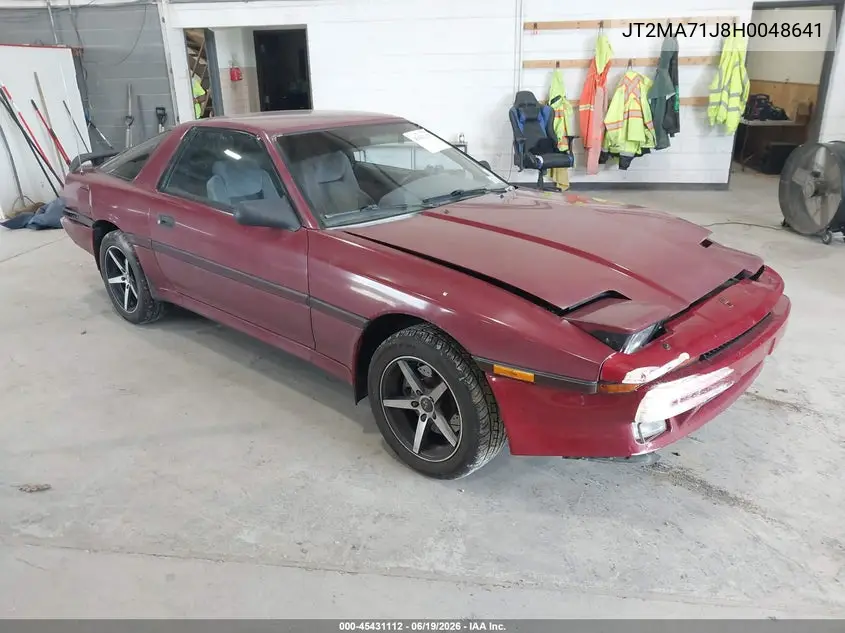 1987 Toyota Supra Sport Roof VIN: JT2MA71J8H0048641 Lot: 45431112