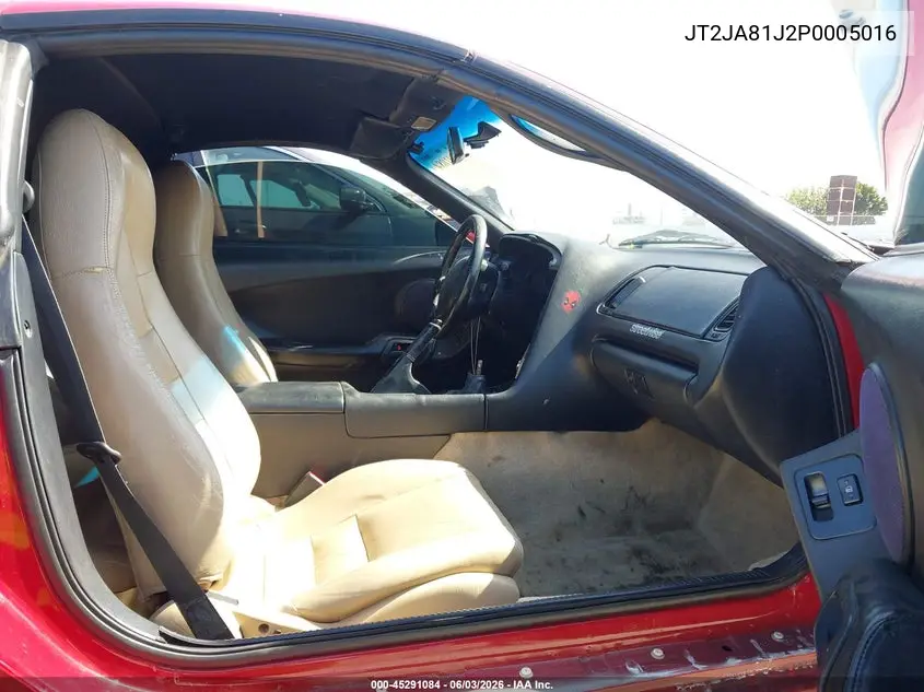 1993 Toyota Supra Sport Roof VIN: JT2JA81J2P0005016 Lot: 45291084