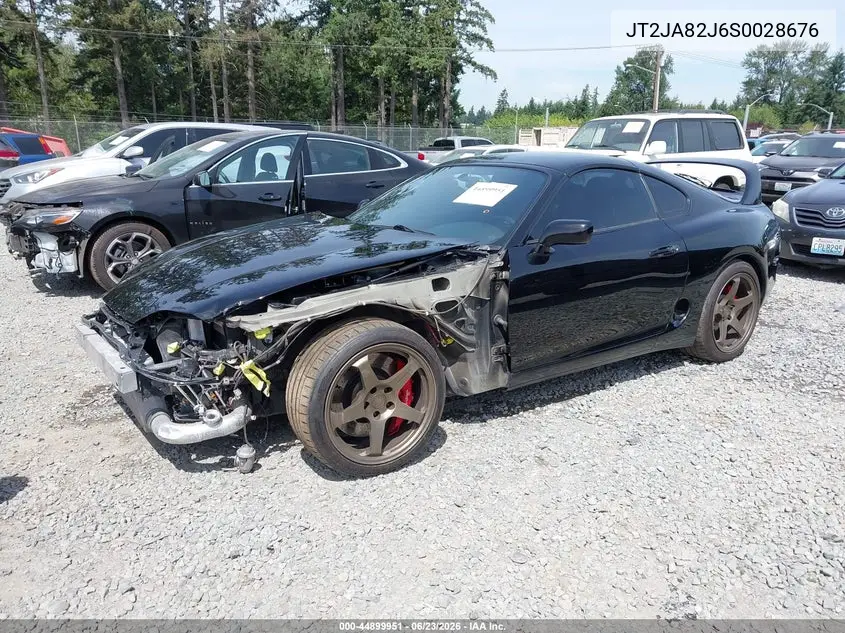 1995 Toyota Supra Sport Roof VIN: JT2JA82J6S0028676 Lot: 44899951