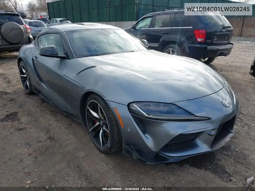 2020 Toyota Gr Supra 3.0 Premium VIN: WZ1DB4C01LW028245 Lot: 43996009
