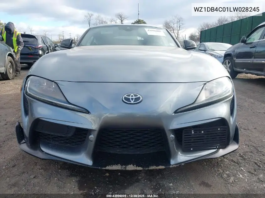 2020 Toyota Gr Supra 3.0 Premium VIN: WZ1DB4C01LW028245 Lot: 43996009