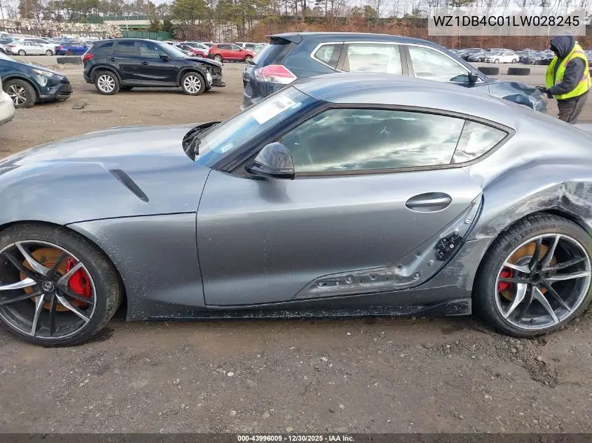 2020 Toyota Gr Supra 3.0 Premium VIN: WZ1DB4C01LW028245 Lot: 43996009