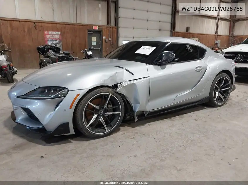 2020 Toyota Gr Supra 3.0 VIN: WZ1DB4C09LW026758 Lot: 44634097