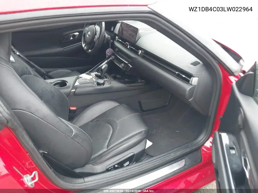 2020 Toyota Gr Supra 3.0 Premium VIN: WZ1DB4C03LW022964 Lot: 45075036