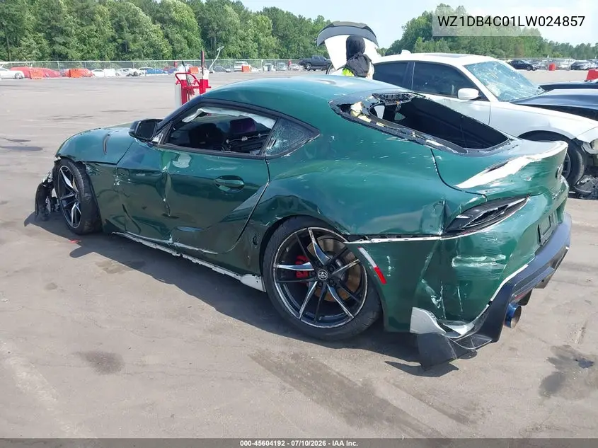 2020 Toyota Gr Supra 3.0 Premium VIN: WZ1DB4C01LW024857 Lot: 45604192