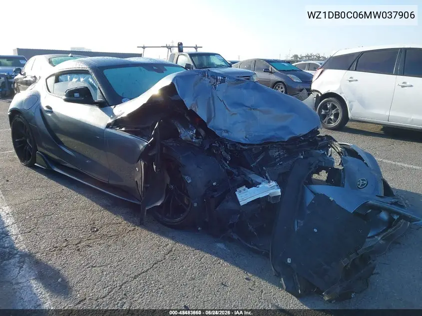 2021 Toyota Gr Supra 3.0 Premium VIN: WZ1DB0C06MW037906 Lot: 45483660